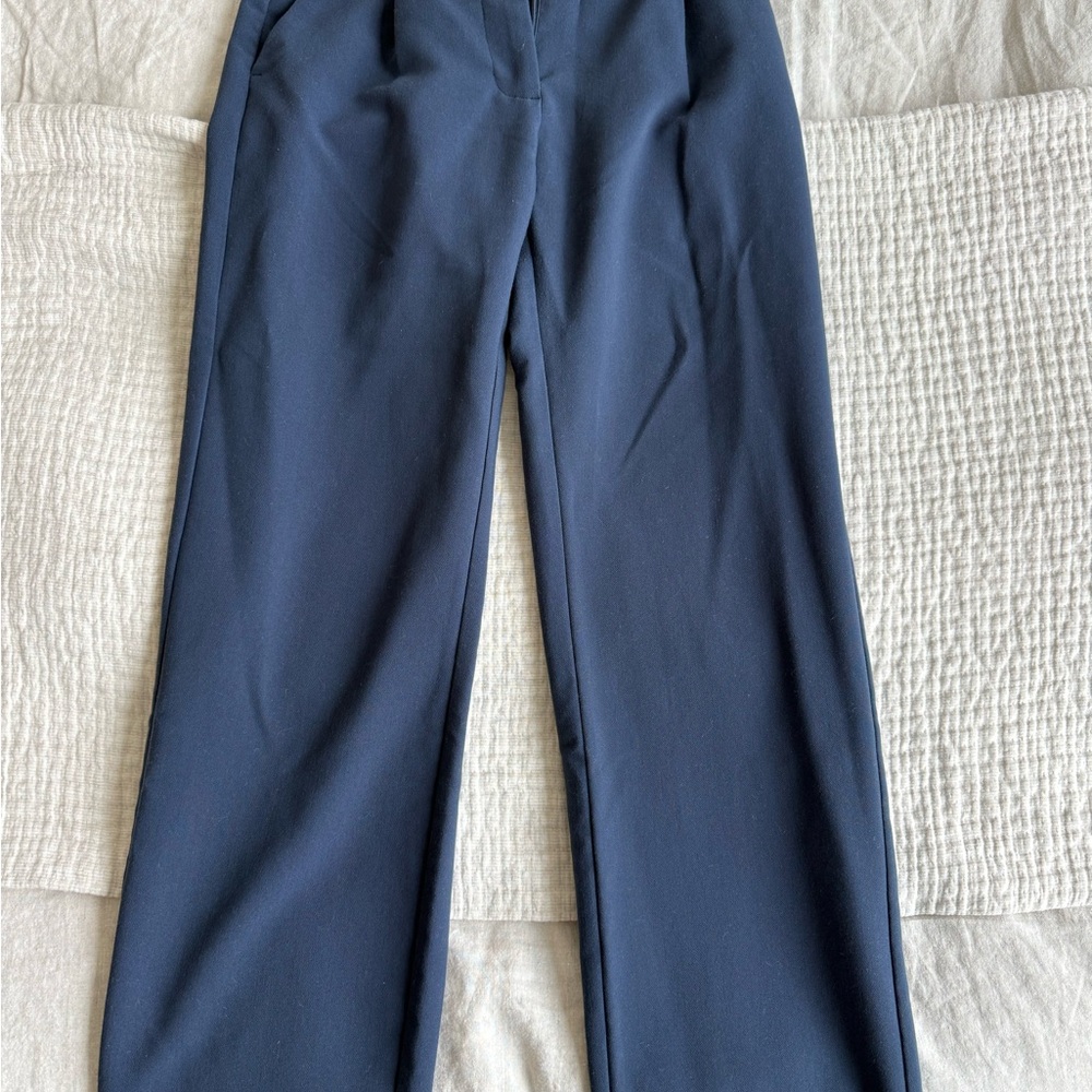 Abercrombie & Fitch Blue Straight Leg Pants
